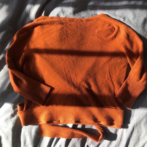 Beklina Cashmere Ballet Wrap, Kabocha, S/M - Picture 3 of 5